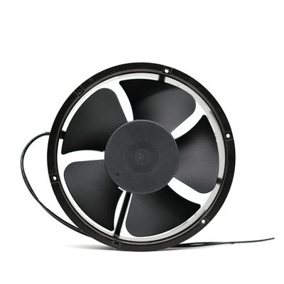Ventilador axial negro de 640CFM 68W DC, ventilador de DC de 48 voltios sin cepillo