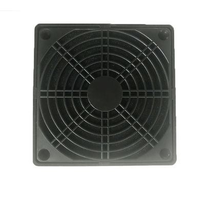 Negro plástico del guardia de la fan de los accesorios 120m m del ventilador de la termoestabilidad